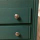 Commode bleue en chêne