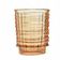 Optical vase, mid-century modern, orange glass, designed by J. Drost, Ząbkowice, Poland, 1970s