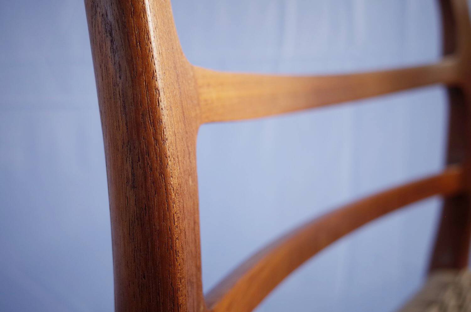 4 x danois Niels O. Møller sur teck, modèle 82