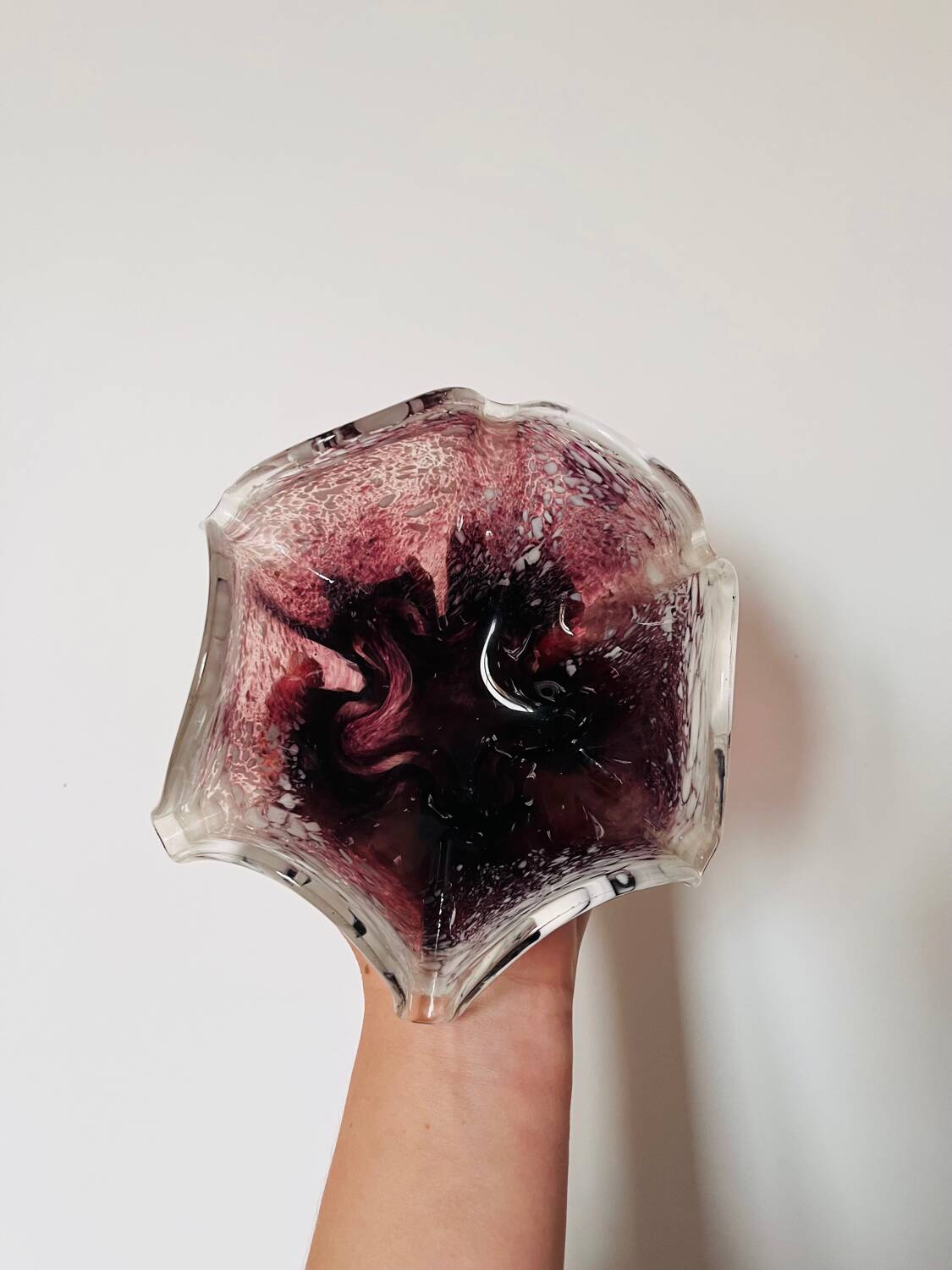 Murano glass catchall tray