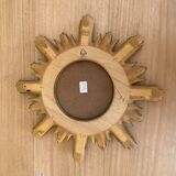 Golden sun mirror, 1960, diameter 44cm
