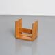 Solid pine stool Les Arcs.