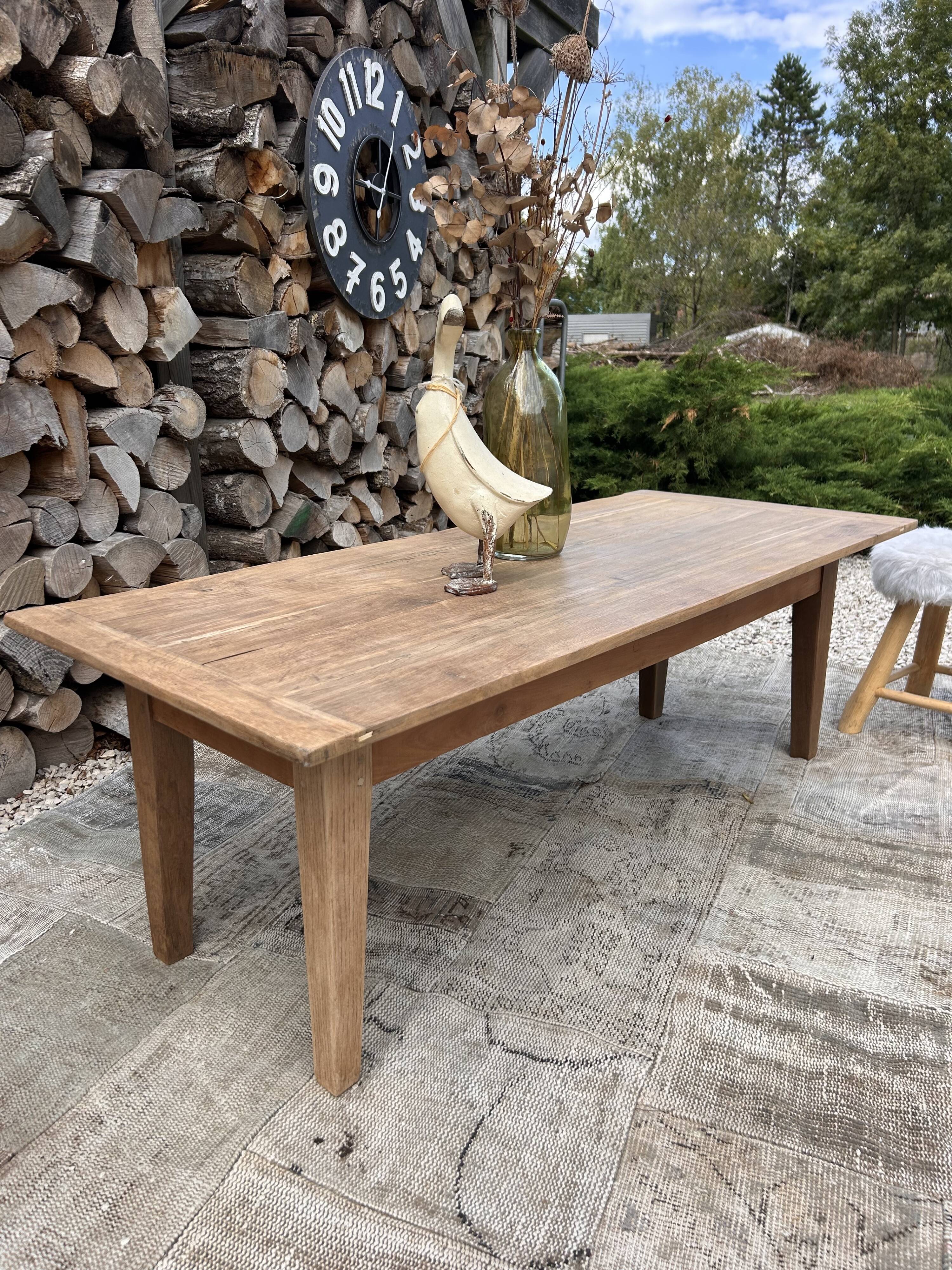 Renovated solid wood coffee table
