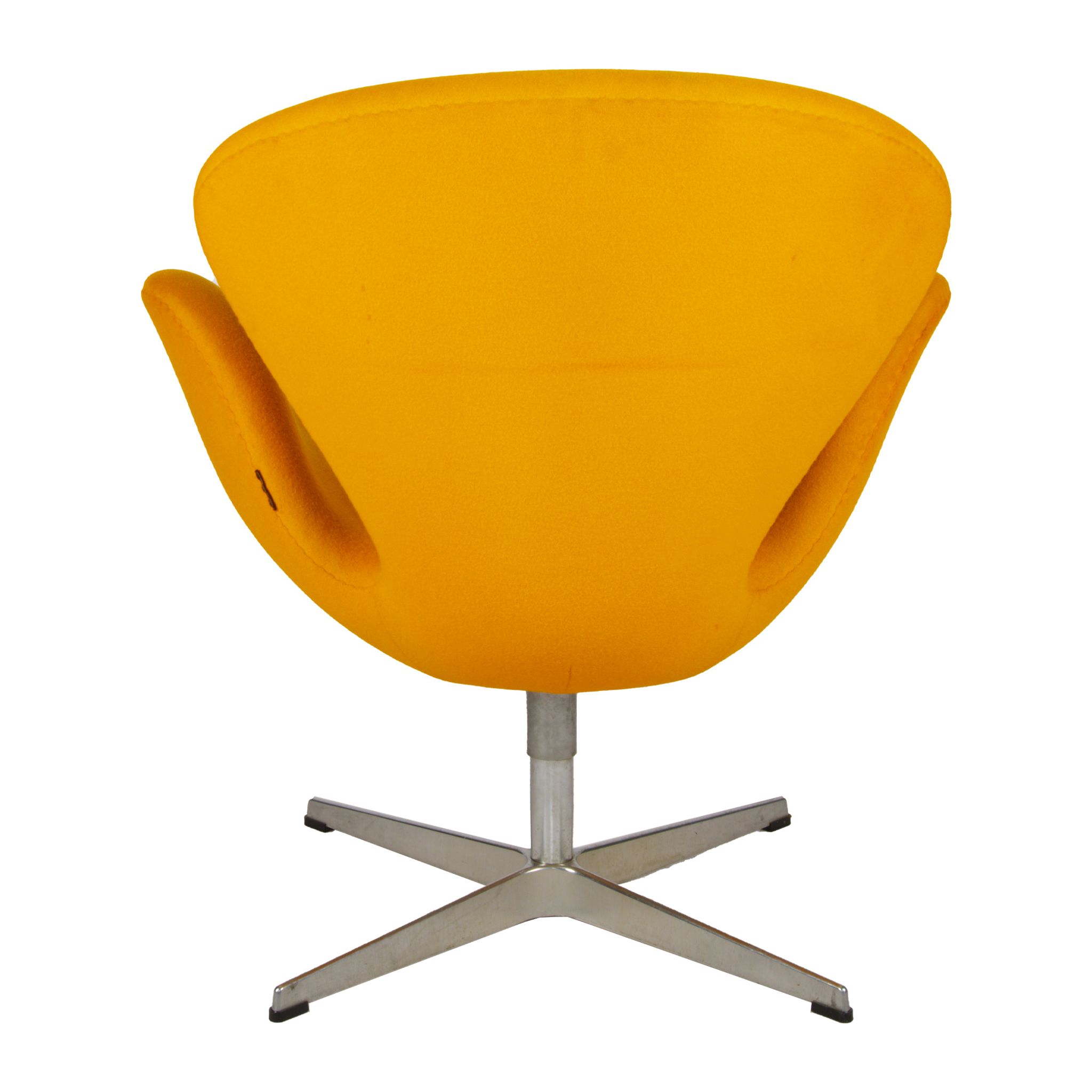 Fauteuil Swan Modèle 3320 jaune par Arne Jacobsen pour Fritz Hansen