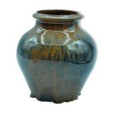 Flamed enamelled vase by Jacques Marchand the tourie collection 1