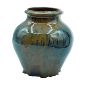 Flamed enamelled vase by Jacques Marchand the tourie collection 1