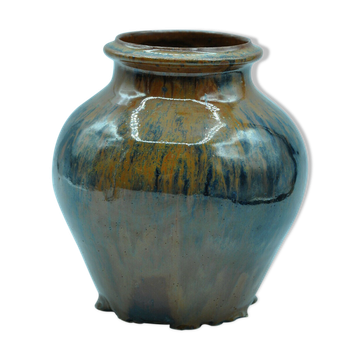 Flamed enamelled vase by Jacques Marchand the tourie collection 1