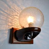 Wall lamp Space age, Murano glass, Italy, 1980