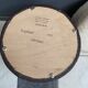 brown leatherette Pouf 1970s by VEB model 26W Raphael