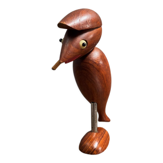 Teak bird bottle opener 1960s