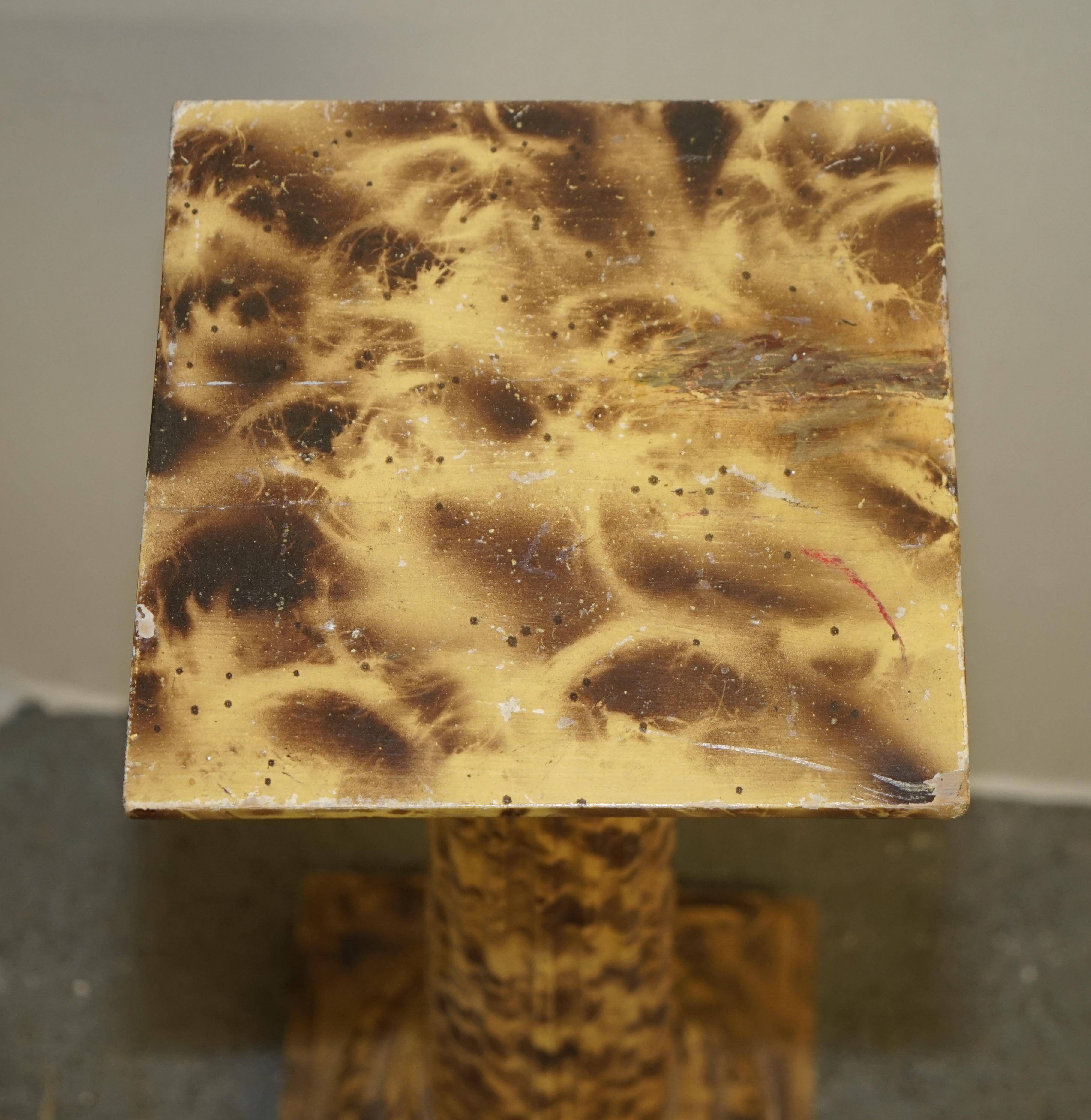 Pair of hand-carved Corinthian pillar bases