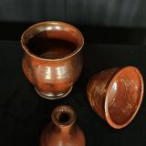 Set of ceramics, vases, soliflores and bowls