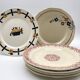 Series of 6 mismatched flat plates