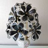 Table lamp with glass flowers, 80