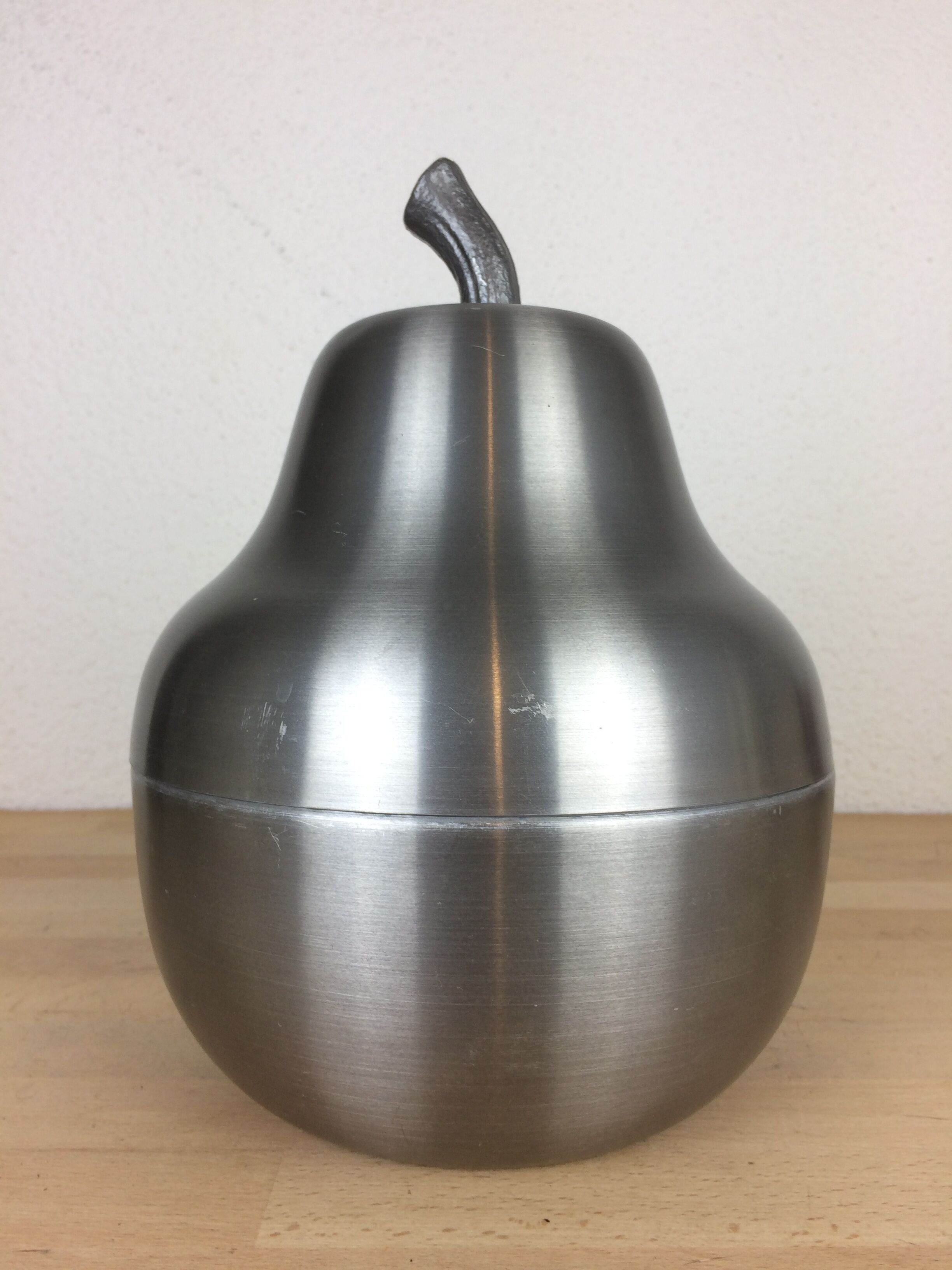 70s aluminum pear ice bucket