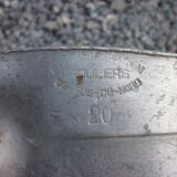 Antique aluminium bucket