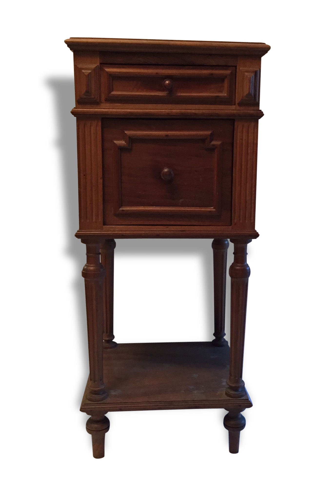 Bedside console tinted cherry