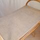 Vintage rattan magazine rack