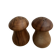 Salt and pepper shakers in wood