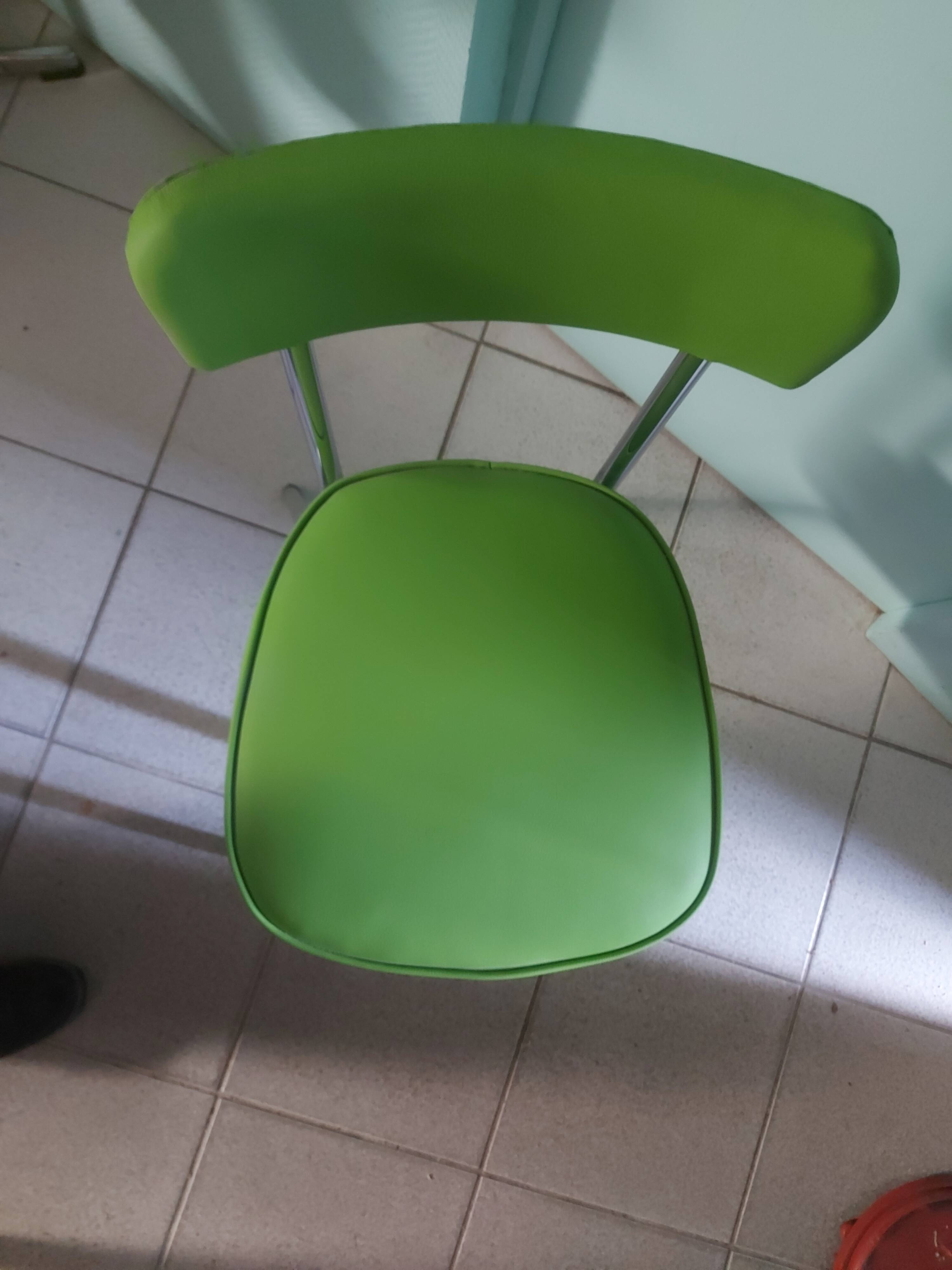 Roneo office chair, restored and redesigned by a master upholsterer