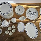 Limoges porcelain service Letang Remy, Odessa Pearl China collection.