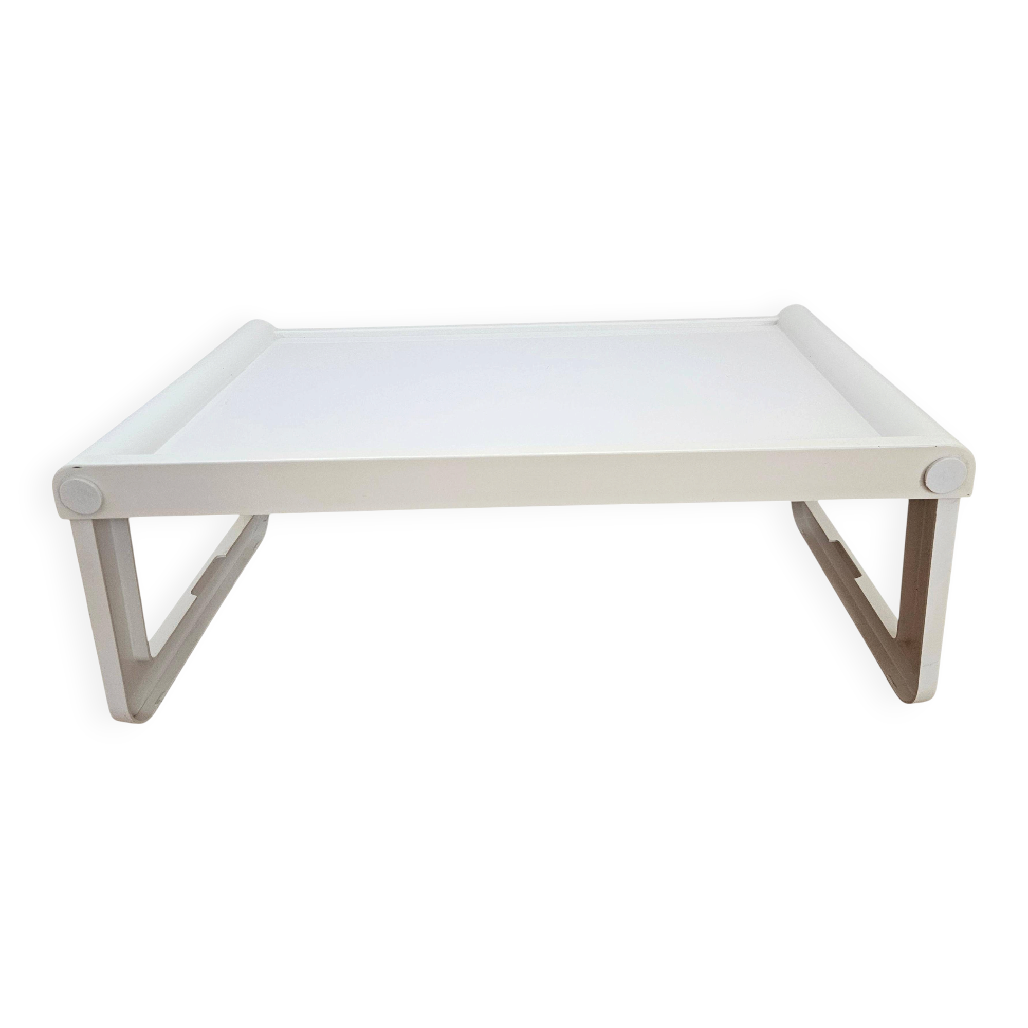 Midcentury Space Age Bed Breakfast Table Tray Guzzini, Luigi Massoni, 1970s