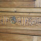 Antique oak grocery furniture