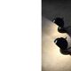 Vintage Modern Black Dalù Table Lamp by Vico Magistretti for Artemide, 1960