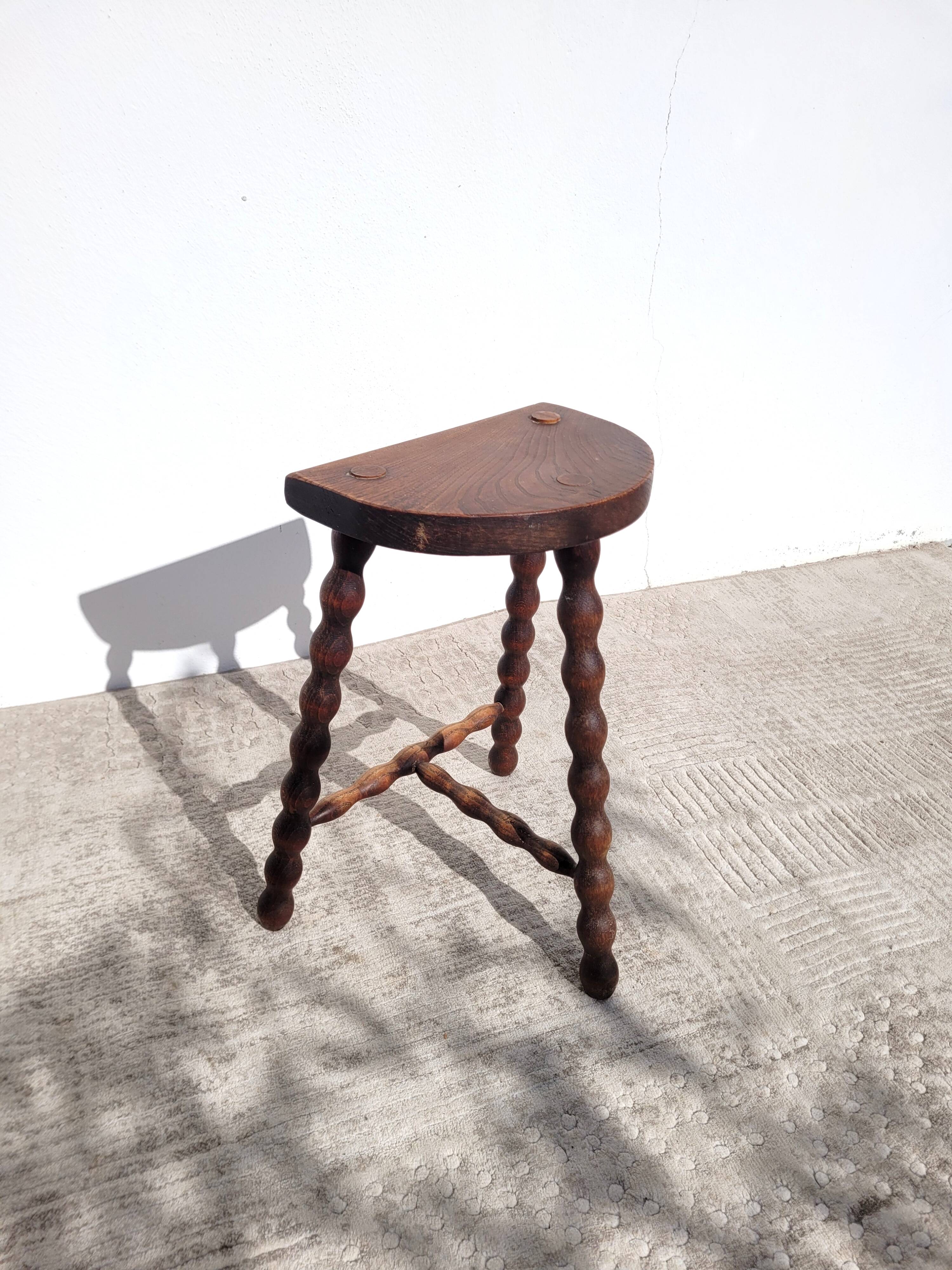 Vintage tripod rosary stool