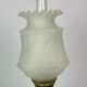 Kerosene lamp in the style in Art Noveau of burnished brass, 1920s