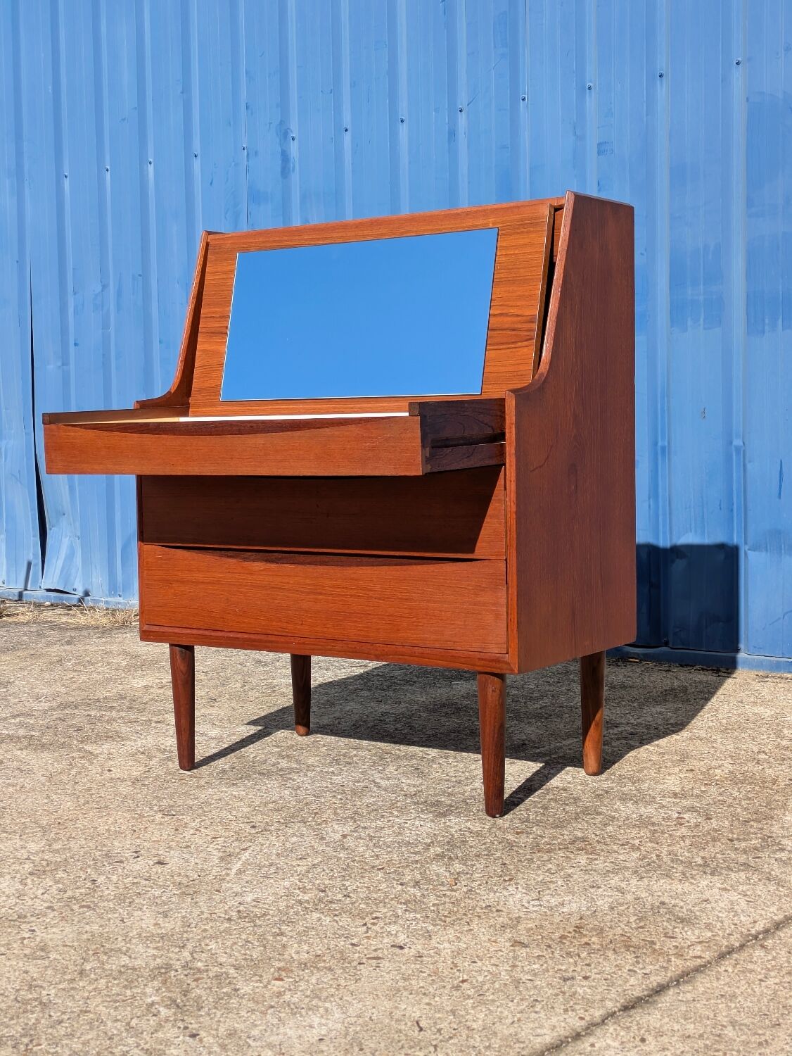 Teak dressing table by Arne Vodder for Olholm Mobelfabrik, 1960
