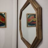 Gold leaf mirror