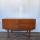 Scandinavian enfilade, teak tv stand design 1960 vintage
