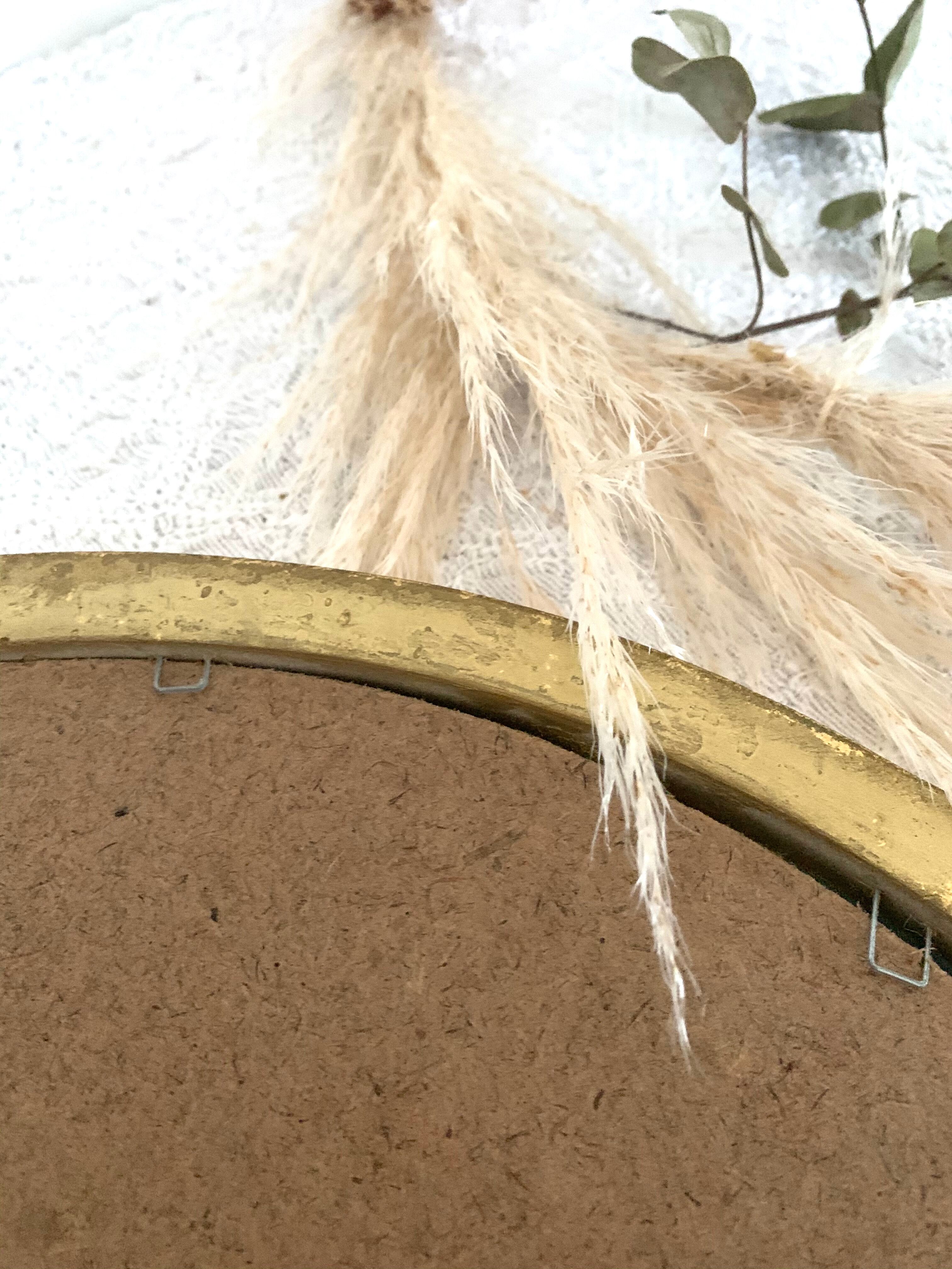 Golden wooden mirror  42x61cm