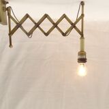 Brass Scissor Wall Lamp