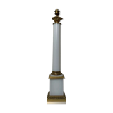 Pied en bronze doré et opaline classique empire