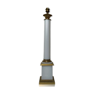 Foot in gilded bronze and opaline classic empire
