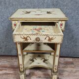 Etagère époque Empire / Directoire en bois peint vers 1810-1820