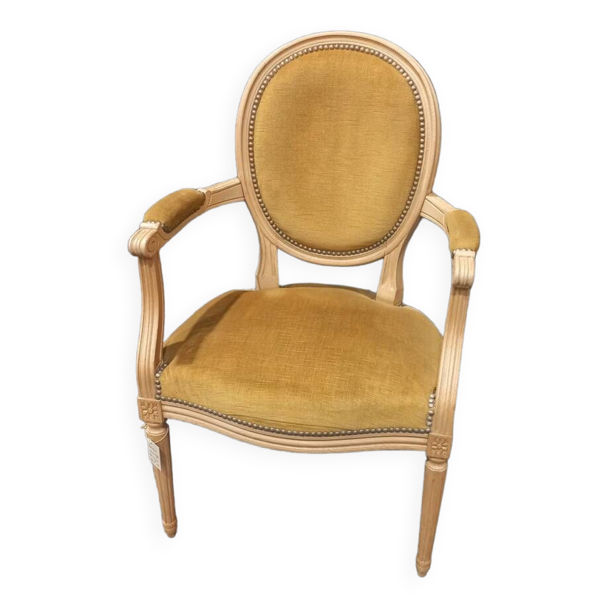 Louis XVI medallion armchair