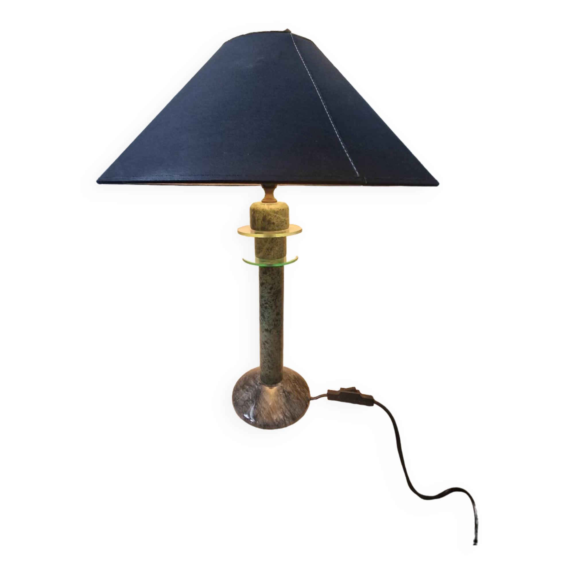 Vintage lampe en marbre de Guatemala
