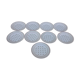 Set de 9 assiettes à fromage K G Lunéville modèle flan impérial diam 18,5 cm