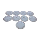 9 K G Lunéville model imperial flan diam 18.5 cm cheese plates