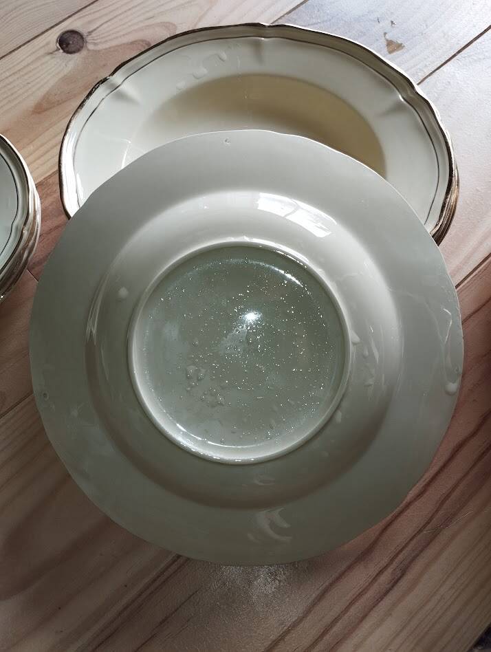 Service gien – niderviller model – set of antique plates