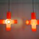 Suspension Crosslight orange, Jan Melis & Ben Oostrum, Dark (Belgium)