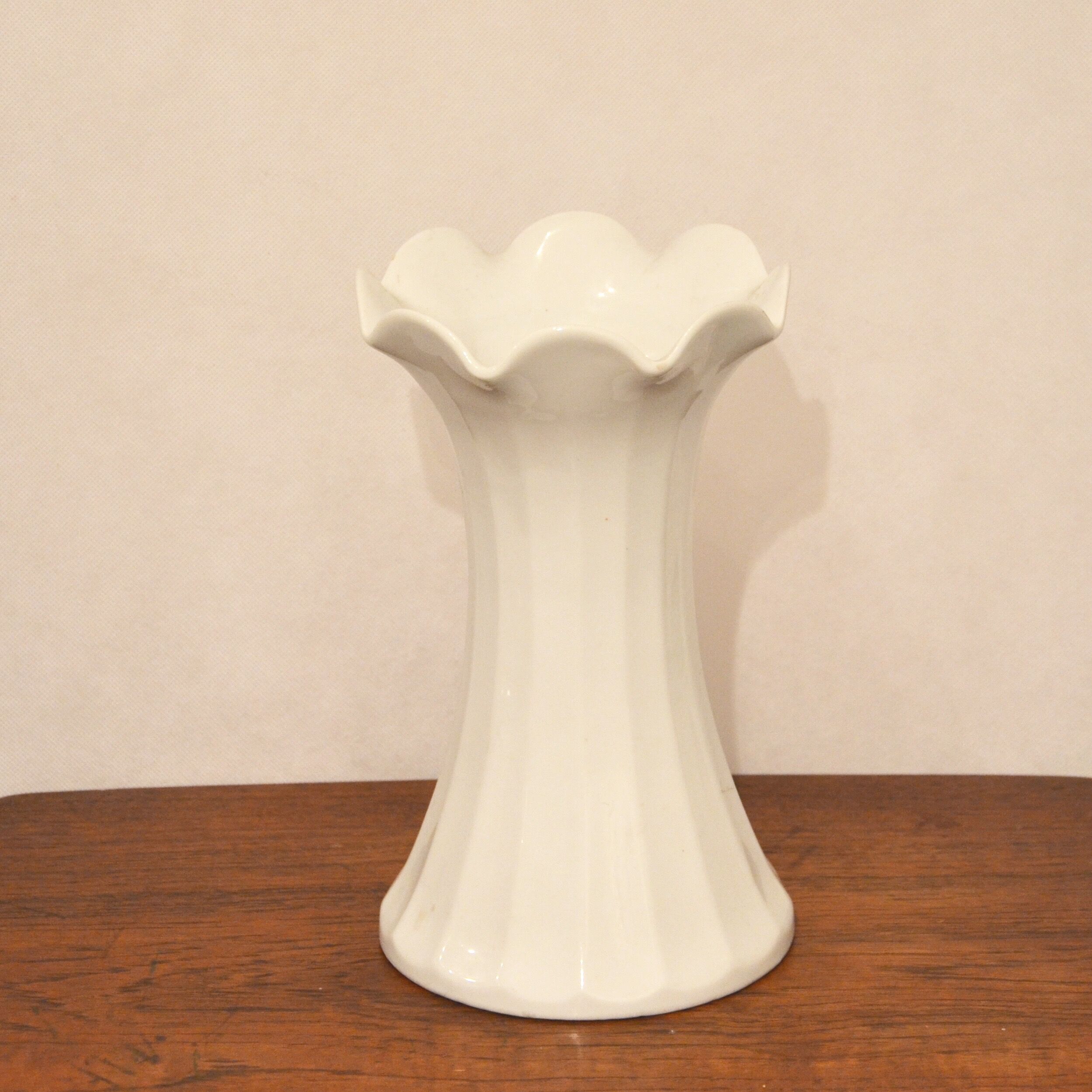 Pair of white porcelain