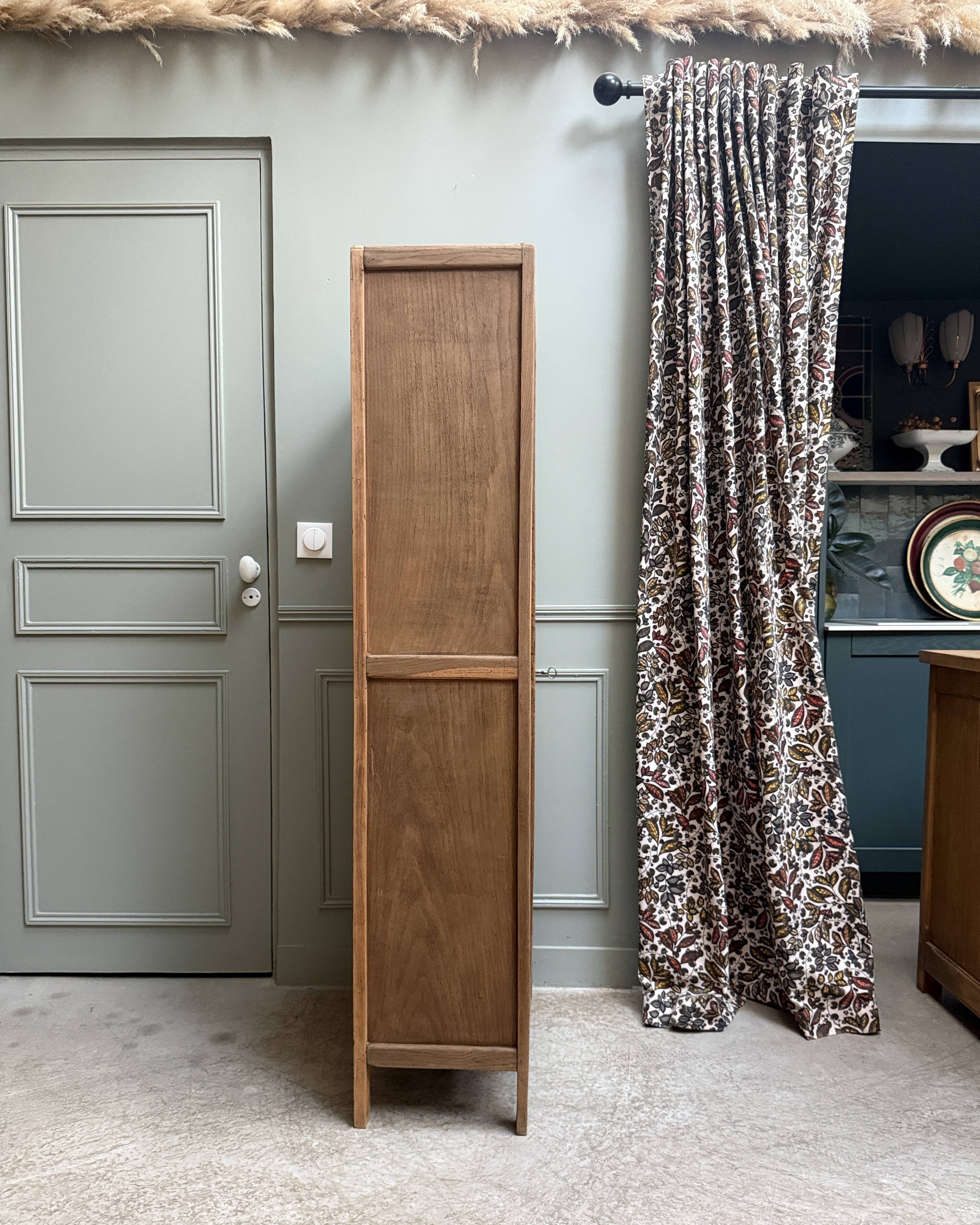 Vitrine parisienne Art Déco en chêne (rénovée)