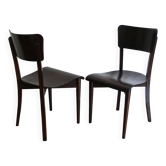 Chaises H-353 par Jindřich Halabala pour UP Brno, années 1930.