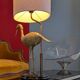 Stilt lamp - Maison Charles - brass and lacquer