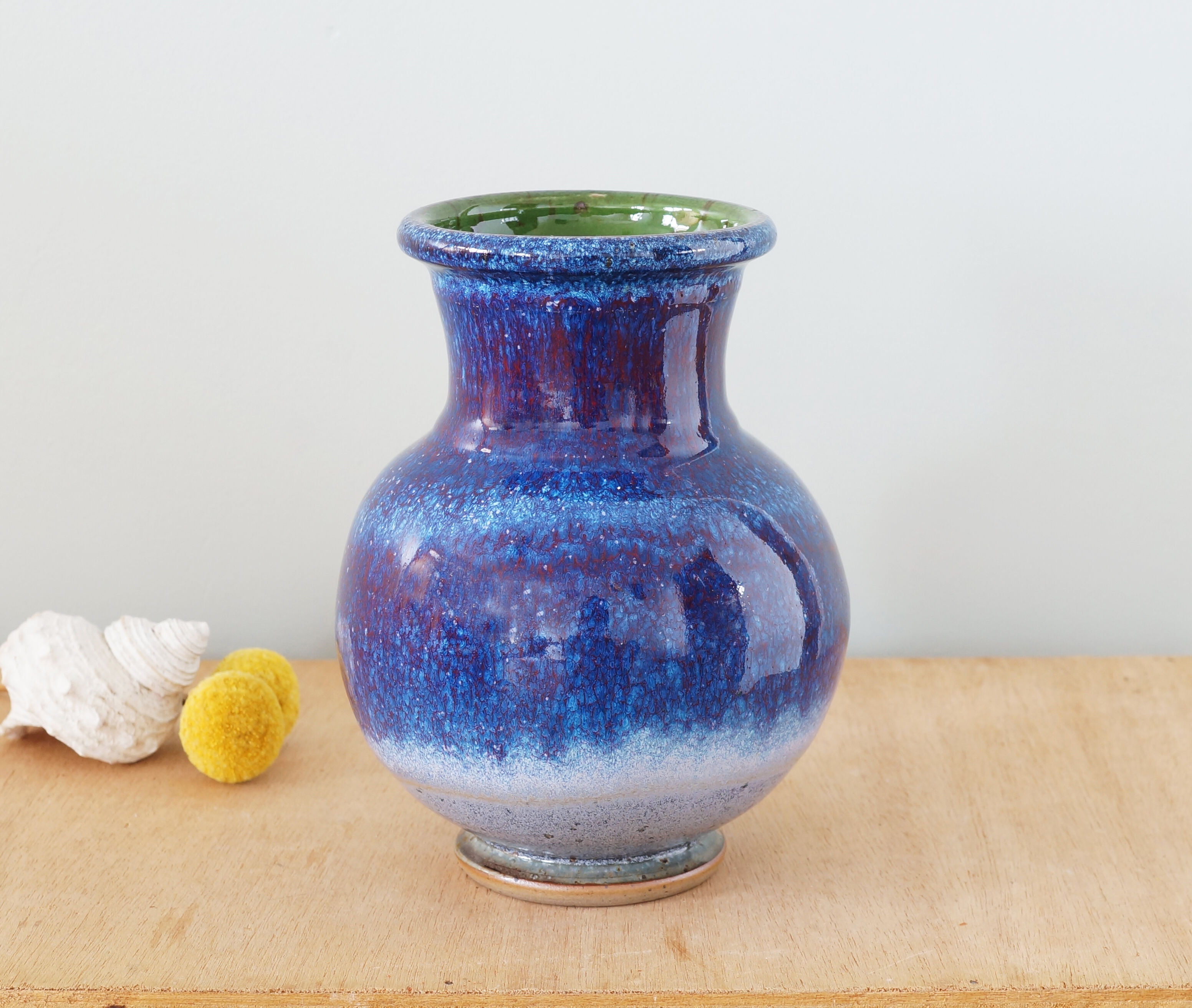 Vase in glazed stoneware, potters of Alesia