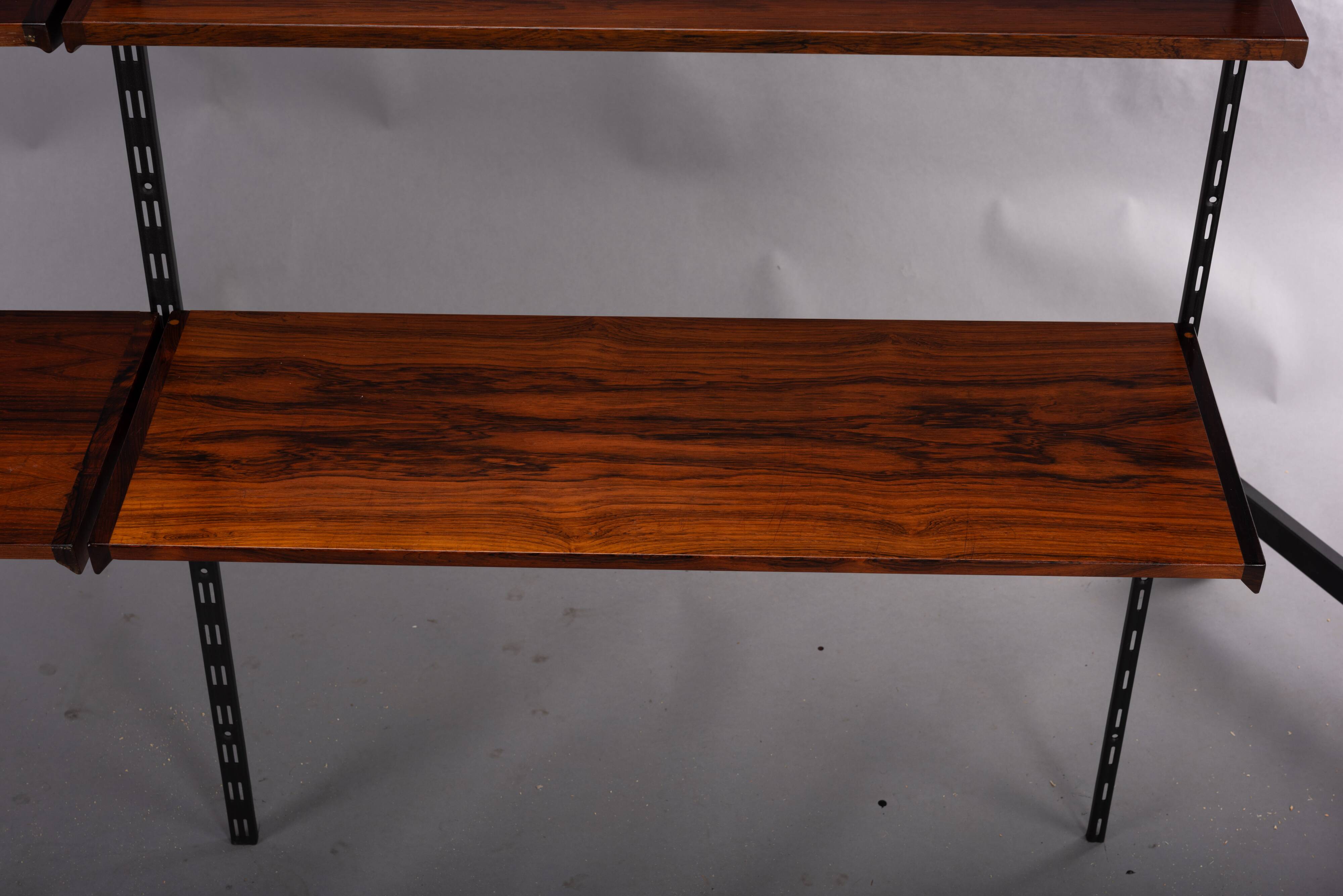 Reol System in Rosewood by Kai Kristiansen for FM Mobler, 1960s